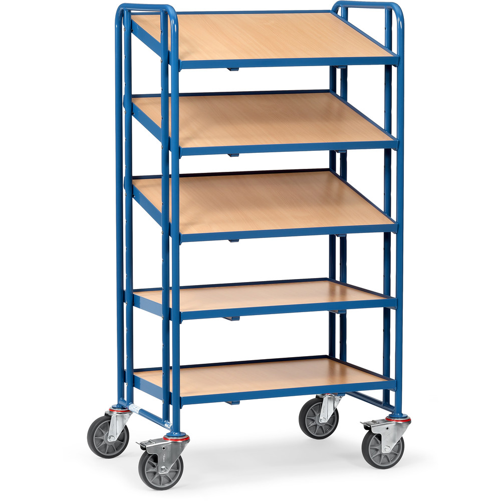fetra® Eurobakkenwagen 1371 - met platformen van hout