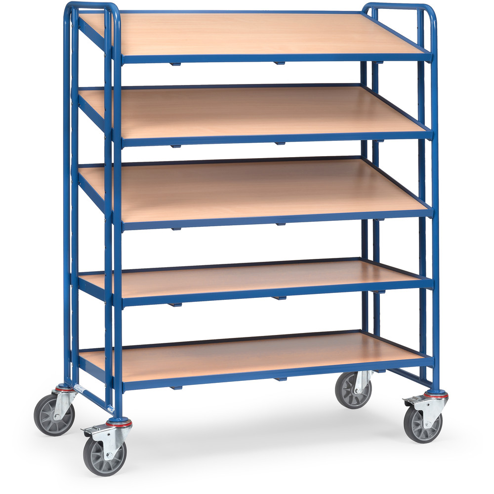 fetra® Eurobakkenwagen 1384 - met platformen van hout