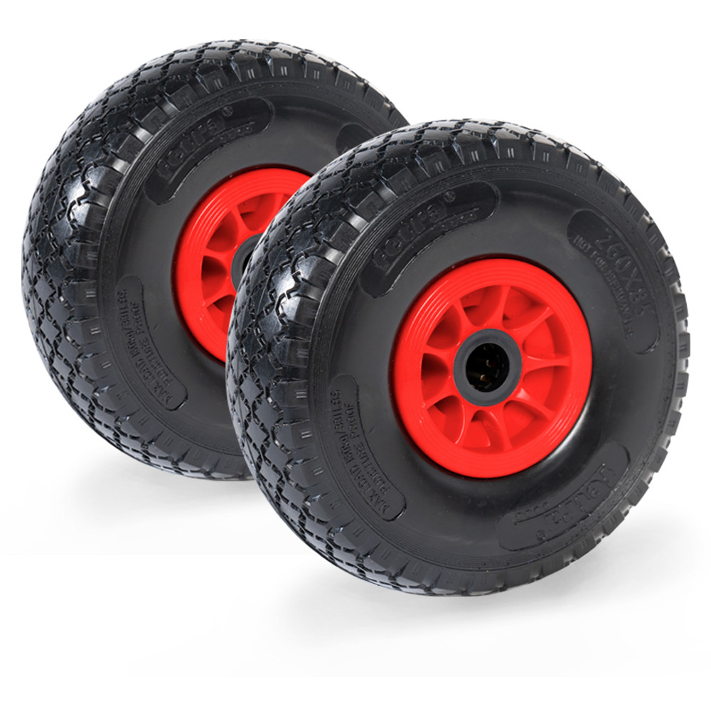 fetra® Meerprijs voor éen paar PU-wielen 260 x 85 mm