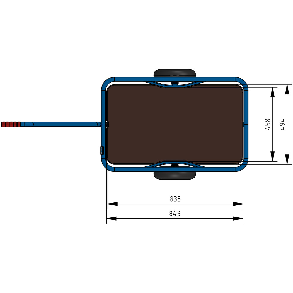 fetra® Handtrekwagen 4092P