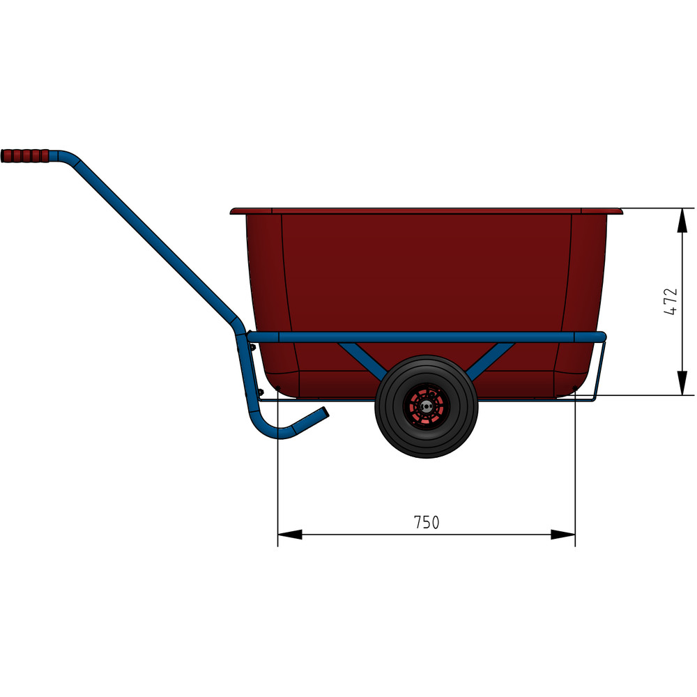 fetra® Handtrekwagen 4102V