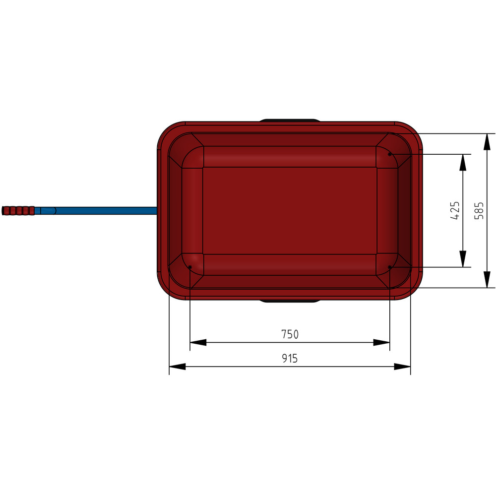 fetra® Handtrekwagen 4102V