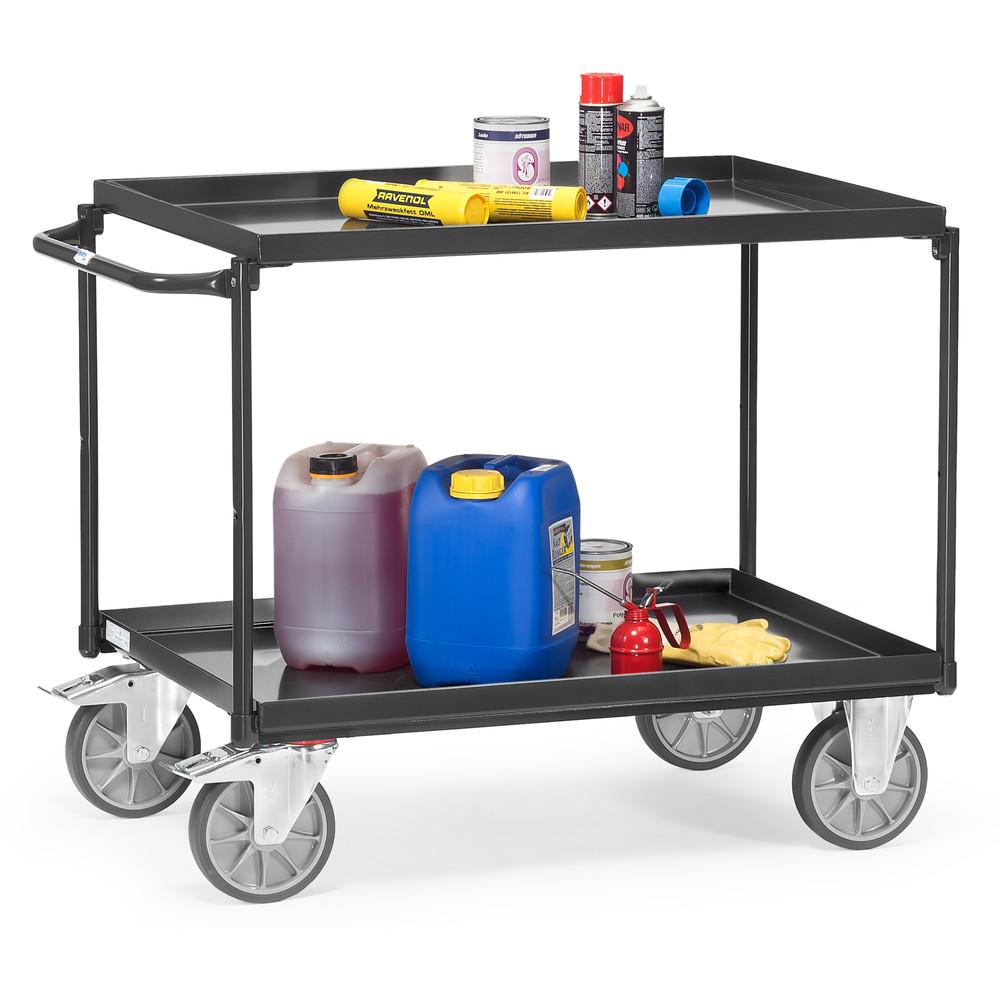 fetra® Tafelwagen met stalen etages 4820-7016
