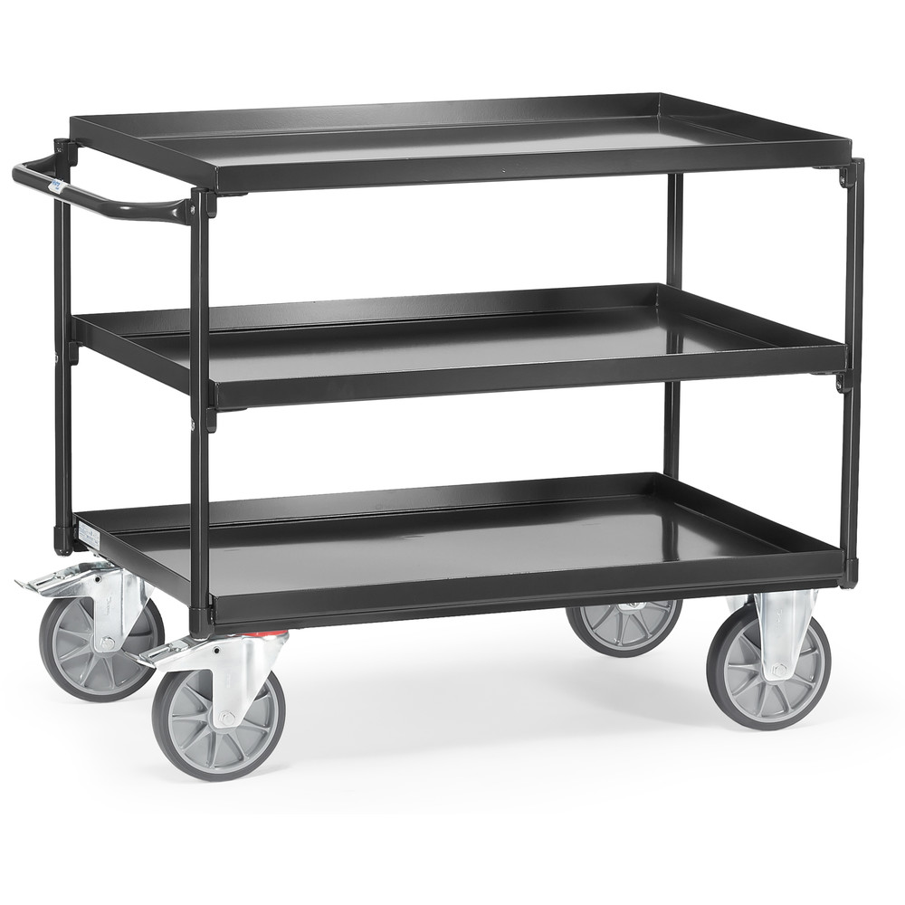 fetra® Tafelwagen met stalen etages 4830-7016