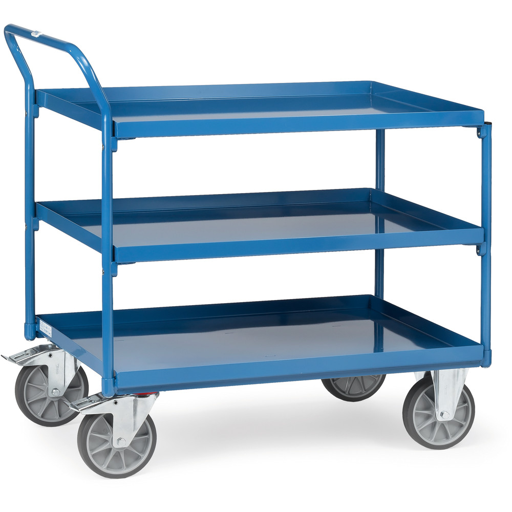 fetra® Tafelwagen met stalen etages 4932