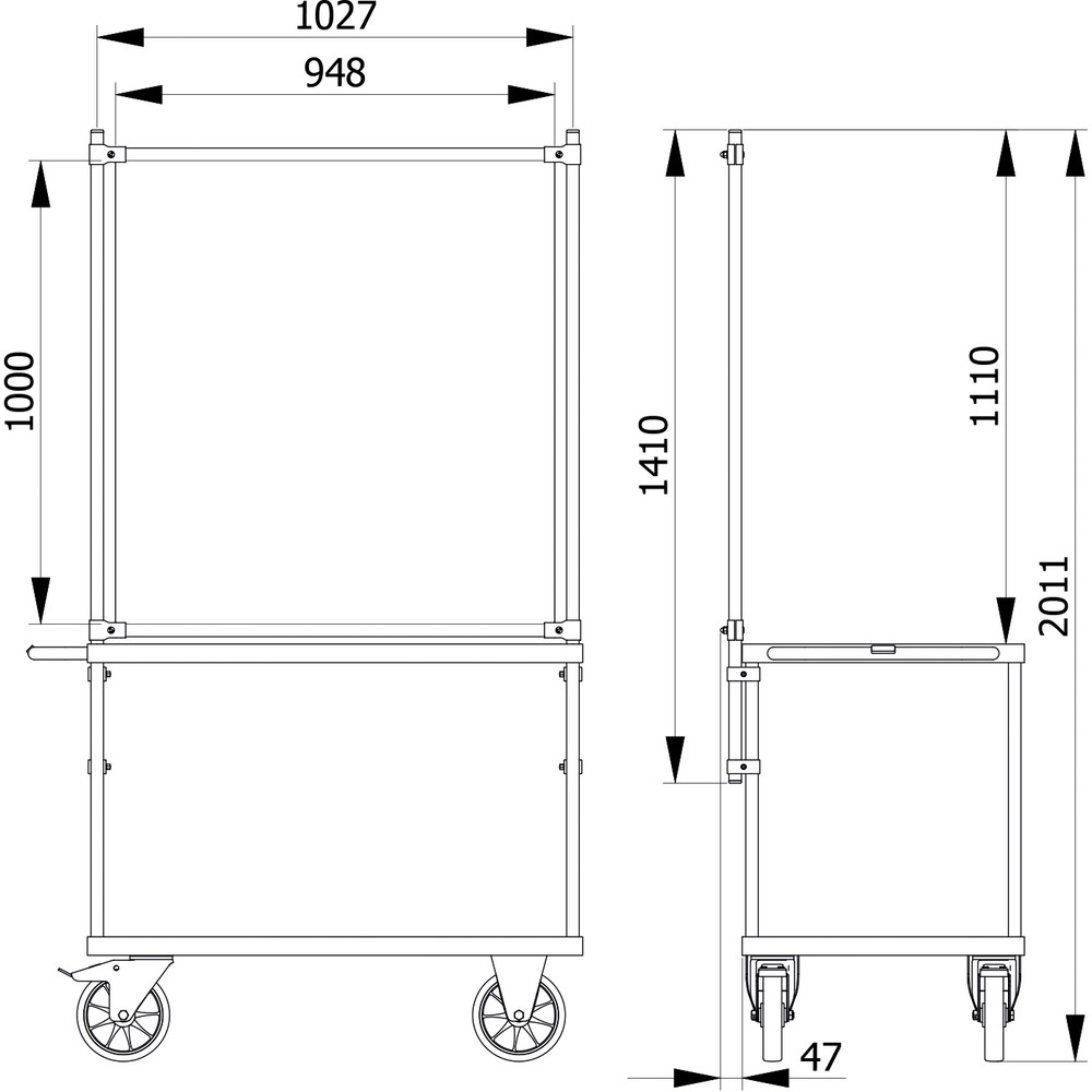 fetra® Infectie bescherming / Spat preventiescherm 5901