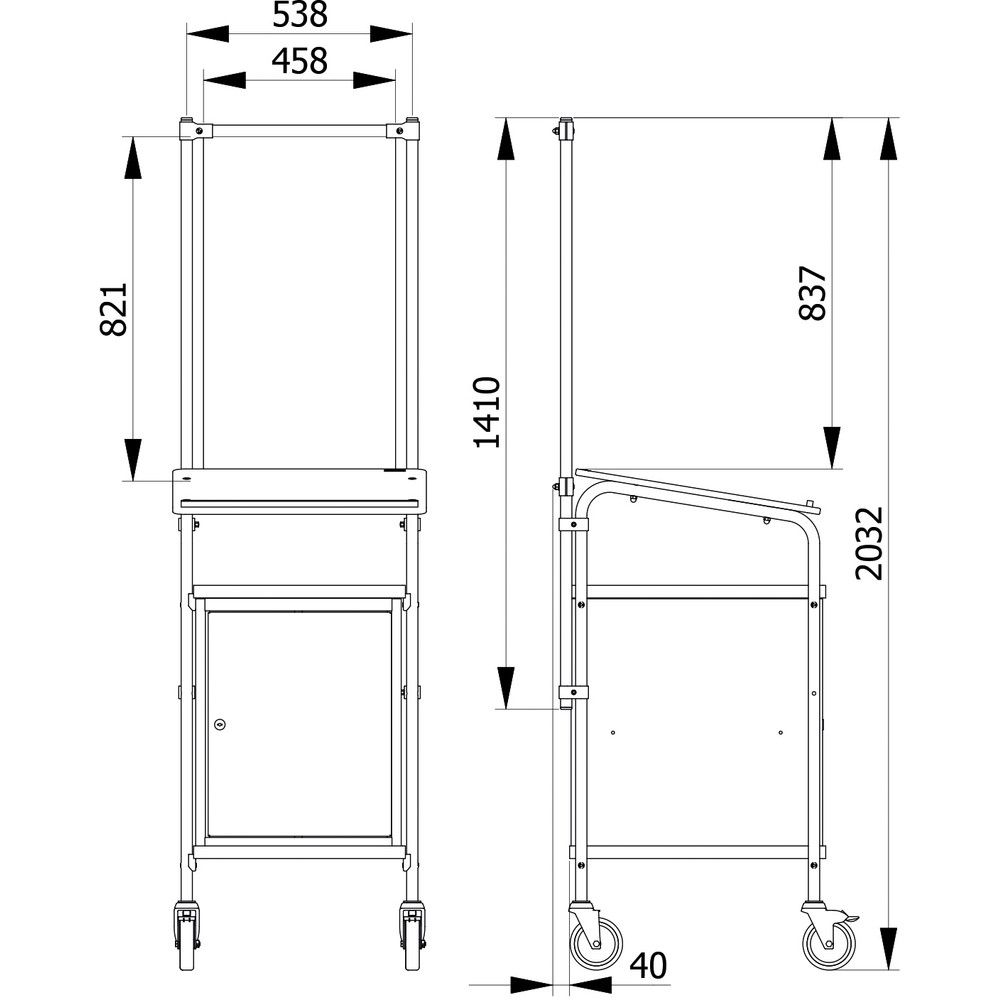 fetra® Infectie bescherming / Spat preventiescherm 5934