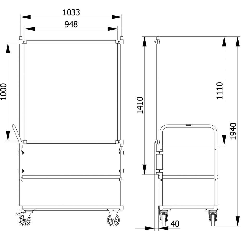 fetra® Infectie bescherming / Spat preventiescherm 5942