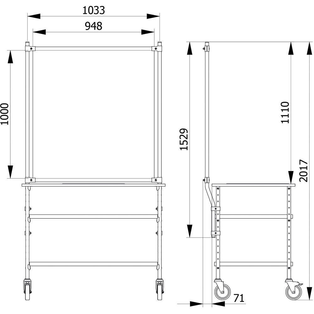 fetra® Infectie bescherming / Spat preventiescherm 5962
