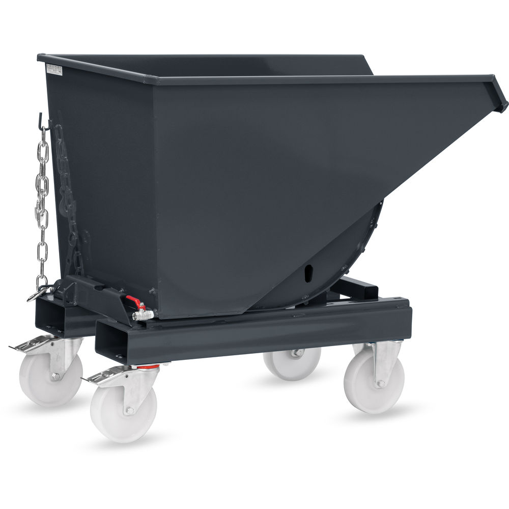 fetra® Kantelbak met aftapkraan en wielen 6030AR-7016