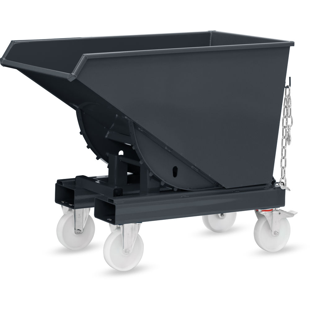 fetra® Kantelbak met polyamide wielen 6030R-7016