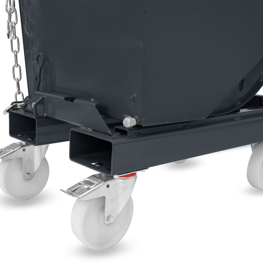 fetra® Kantelbak met polyamide wielen 6060R-7016
