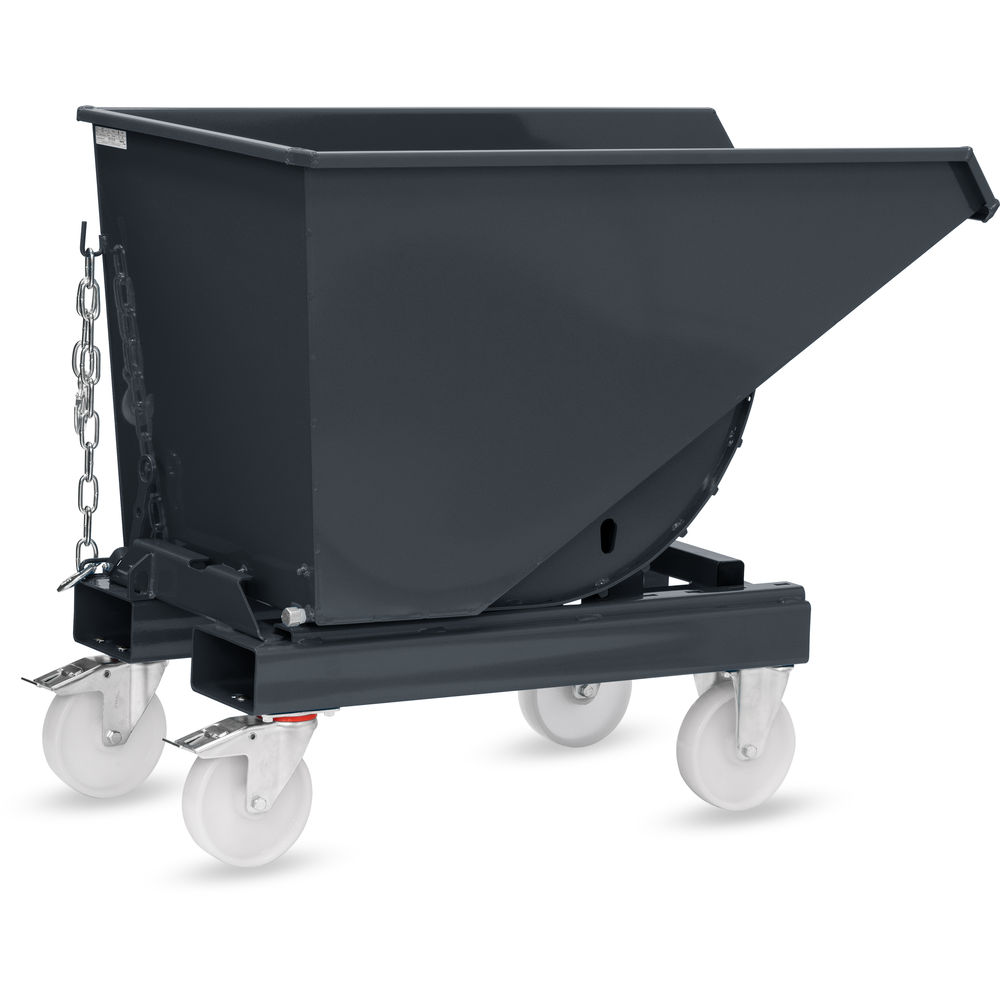 fetra® Kantelbak met polyamide wielen 6030R-7016