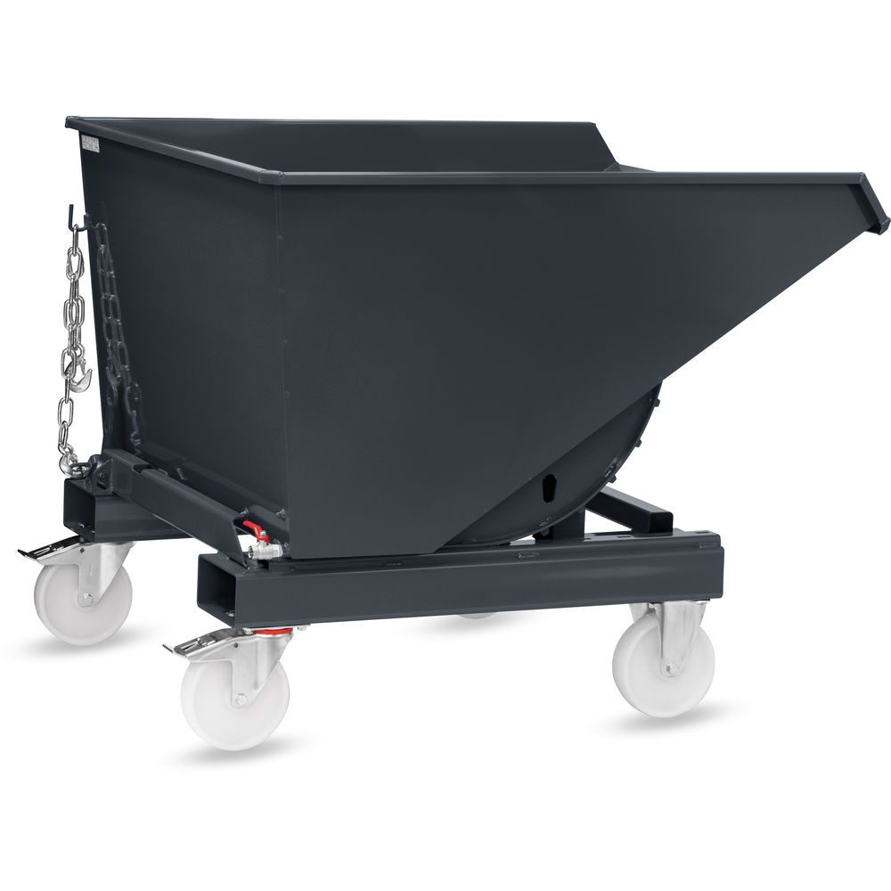 fetra® Kantelbak met aftapkraan en wielen 6060AR-7016