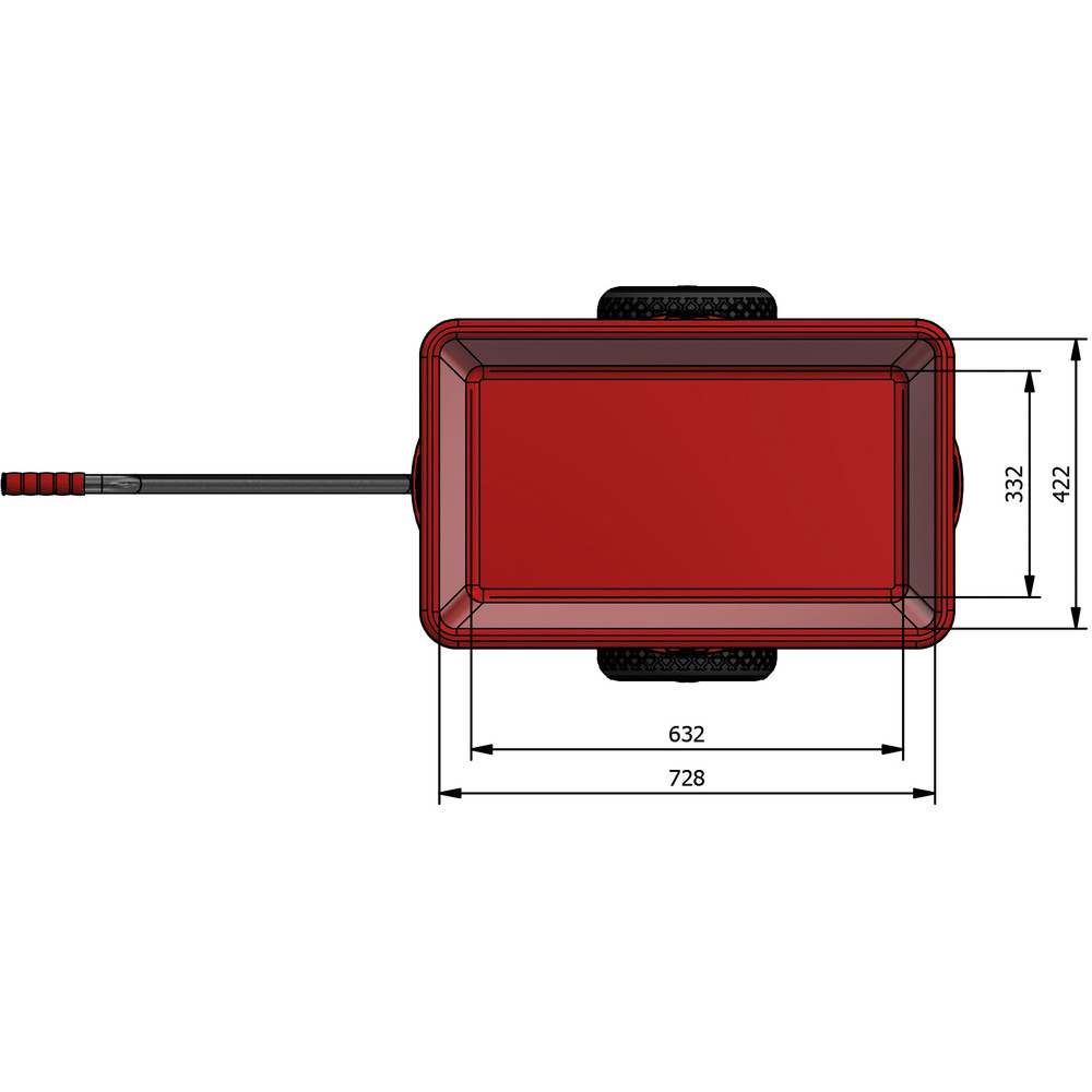 fetra® Handtrekwagen vuurverzinkt 6101P