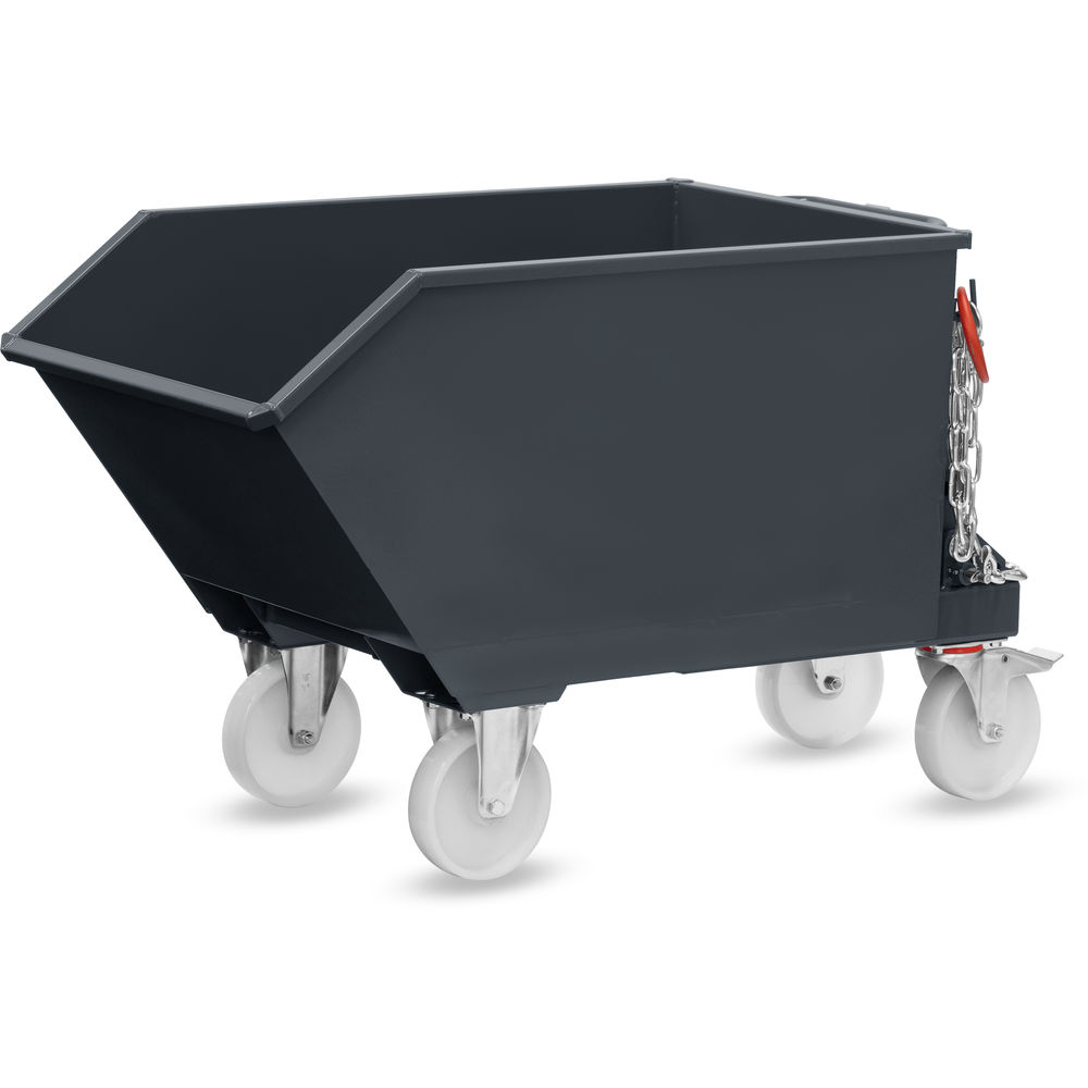 fetra® Kiepbak met polyamide wielen 6230R-7016