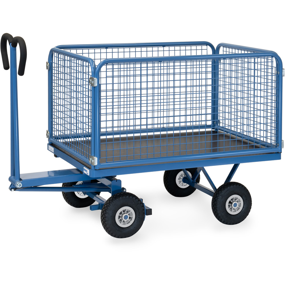 fetra® Handtrekwagen met wanden van draadgaas 6433L