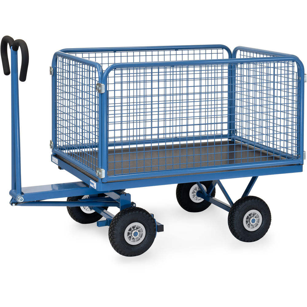 fetra® Handtrekwagen met wanden van draadgaas 6433P