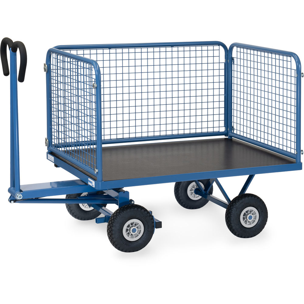 fetra® Handtrekwagen met wanden van draadgaas 6433P