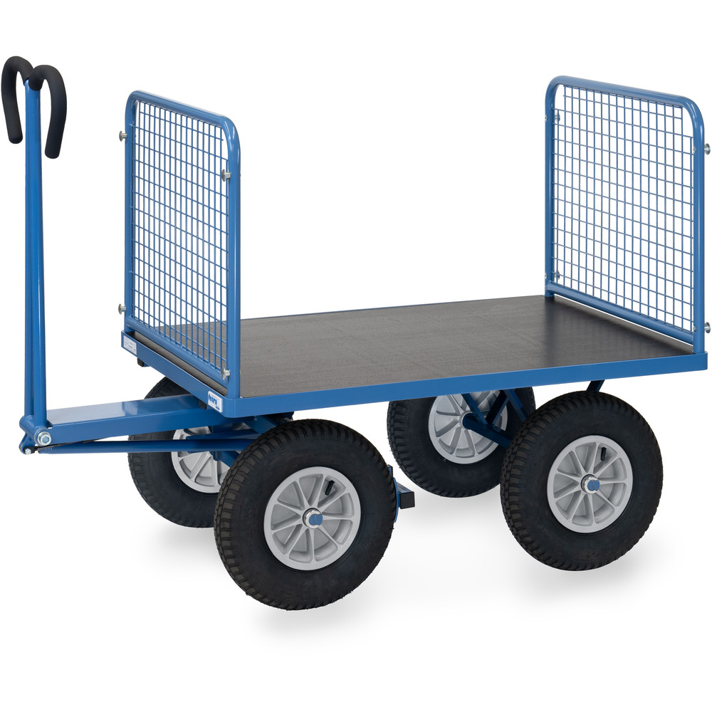 fetra® Handtrekwagen met wanden van draadgaas 6434L