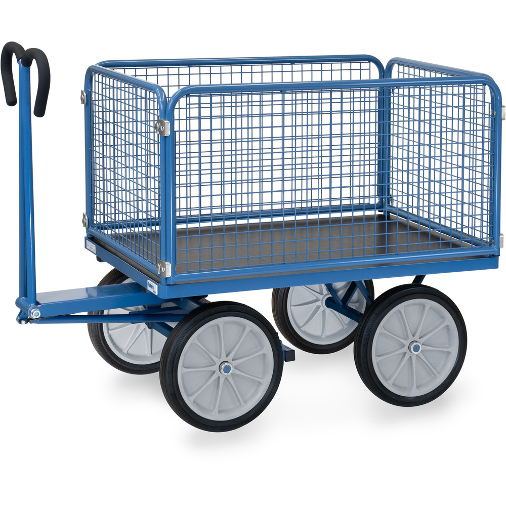 fetra® Handtrekwagen met wanden van draadgaas 6434V