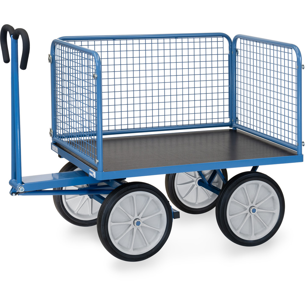 fetra® Handtrekwagen met wanden van draadgaas 6434V