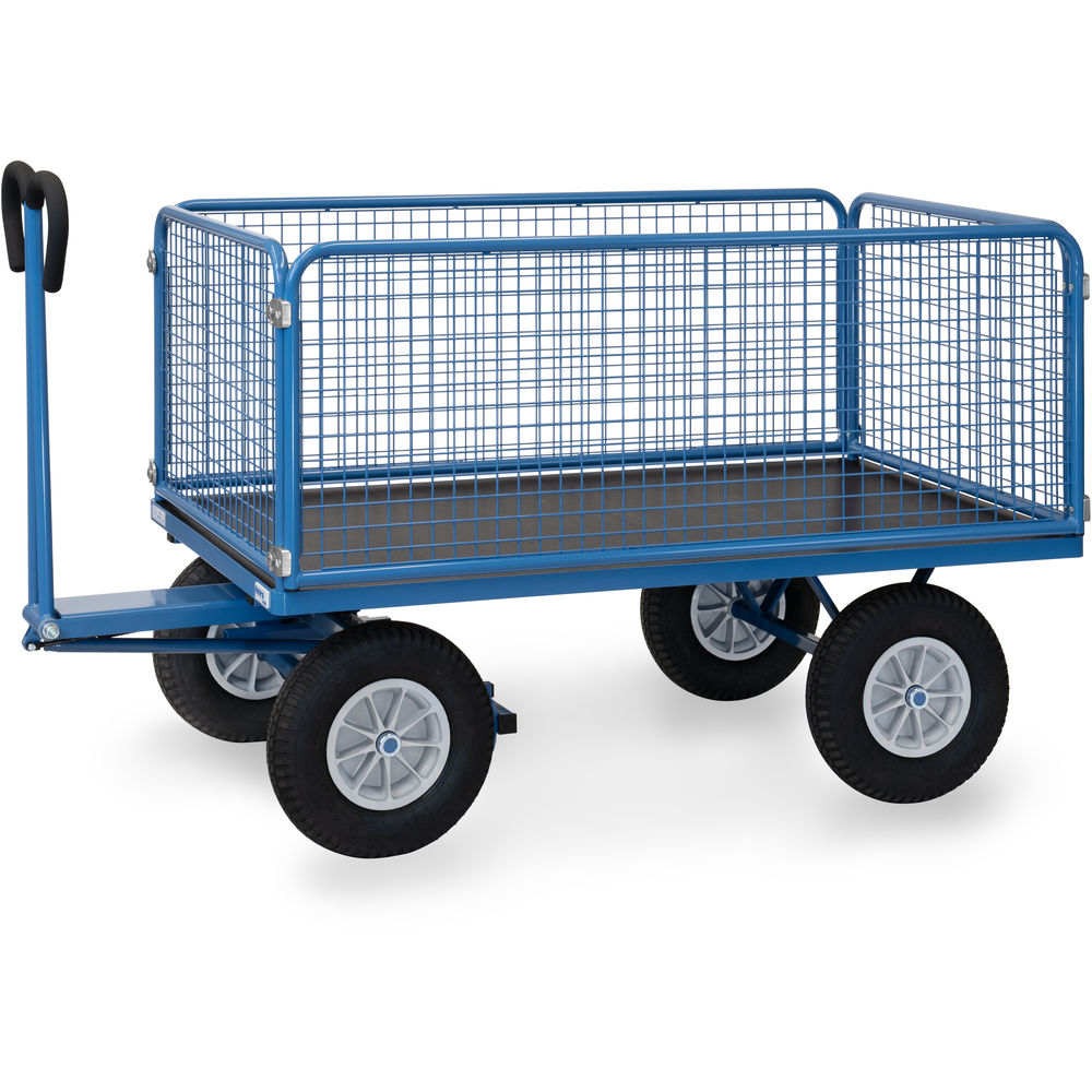 fetra® Handtrekwagen met wanden van draadgaas 6435P