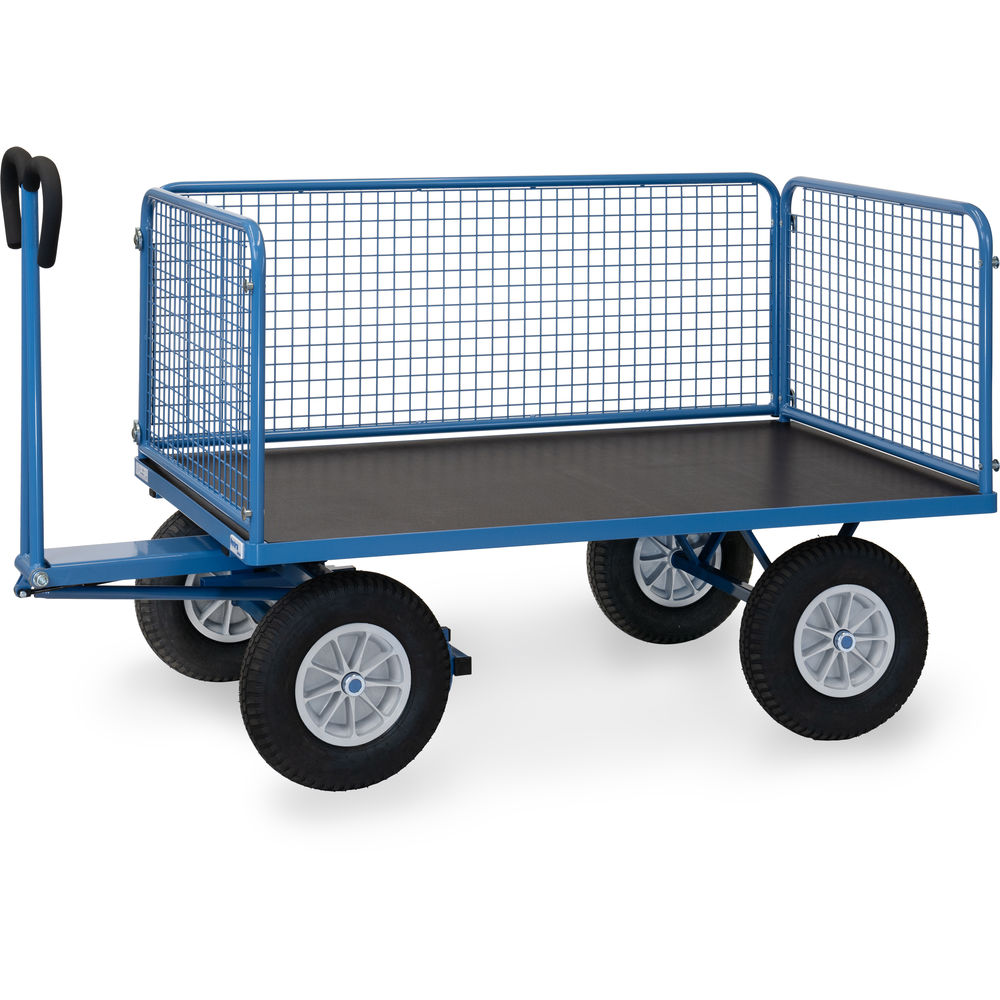 fetra® Handtrekwagen met wanden van draadgaas 6435P