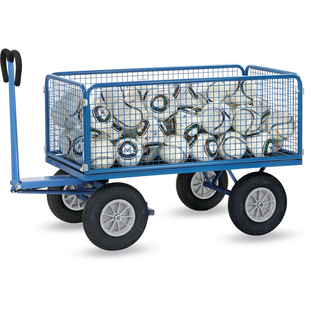 fetra® Handtrekwagen met wanden van draadgaas 6435P
