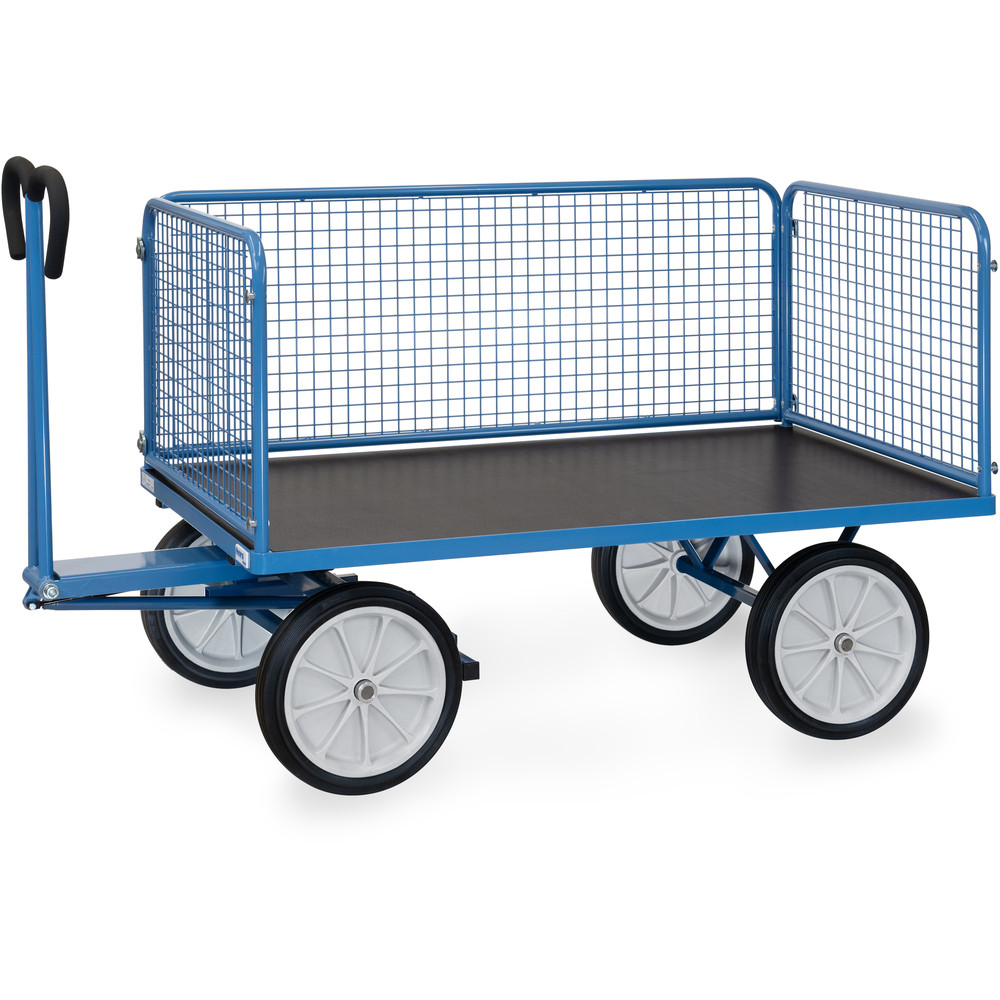 fetra® Handtrekwagen met wanden van draadgaas 6435V