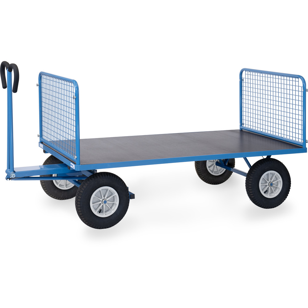 fetra® Handtrekwagen met wanden van draadgaas 6436L