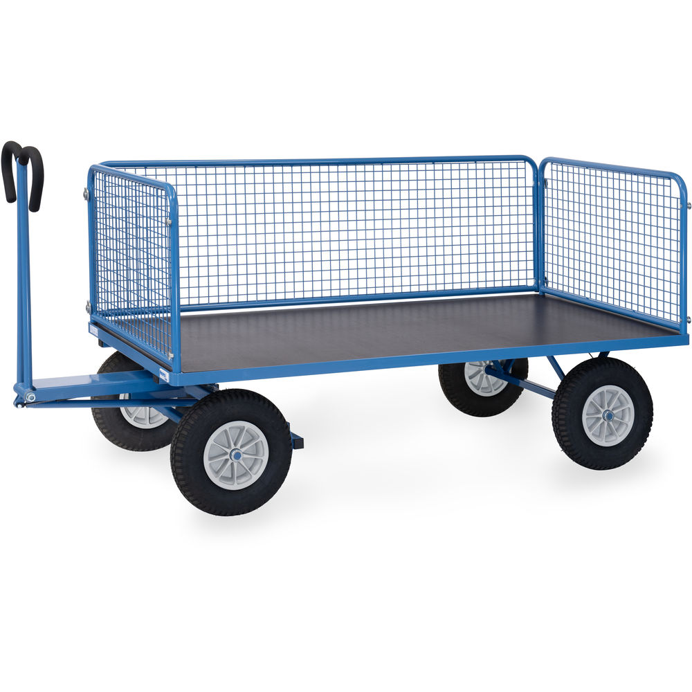 fetra® Handtrekwagen met wanden van draadgaas 6436P
