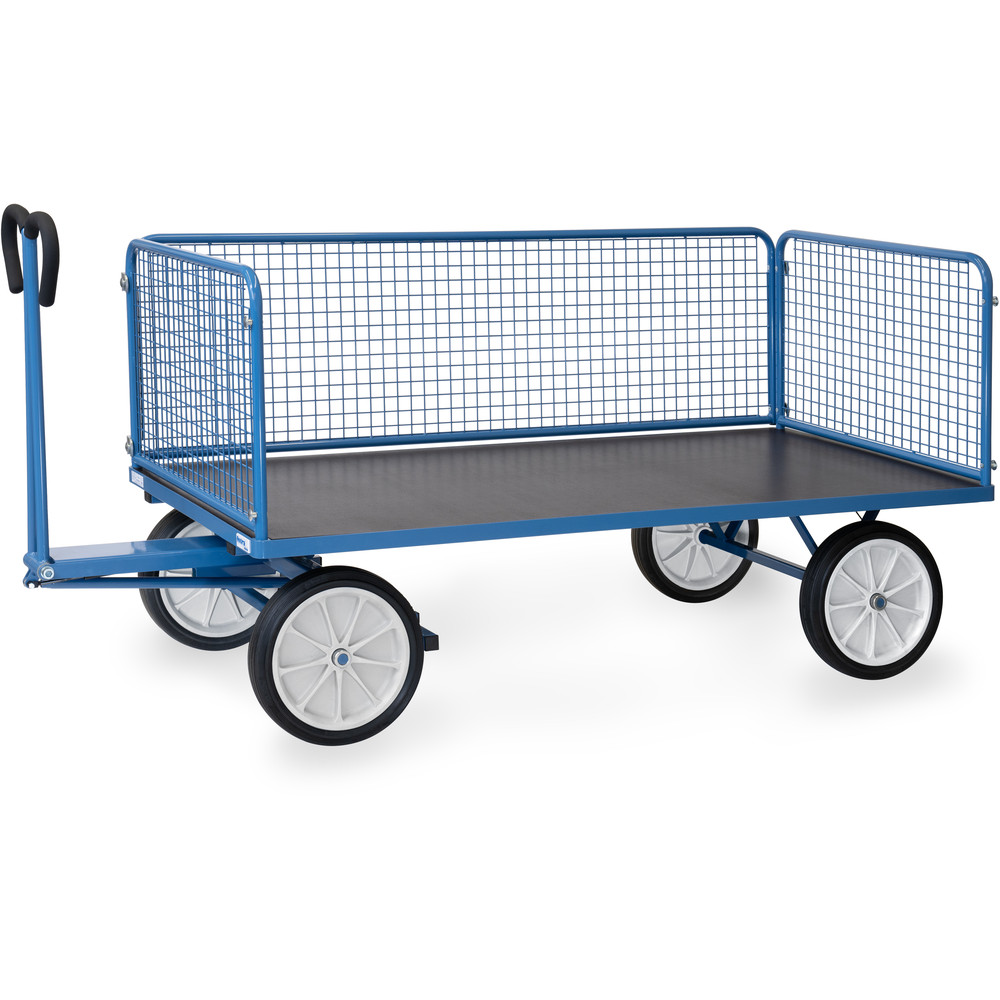 fetra® Handtrekwagen met wanden van draadgaas 6436V