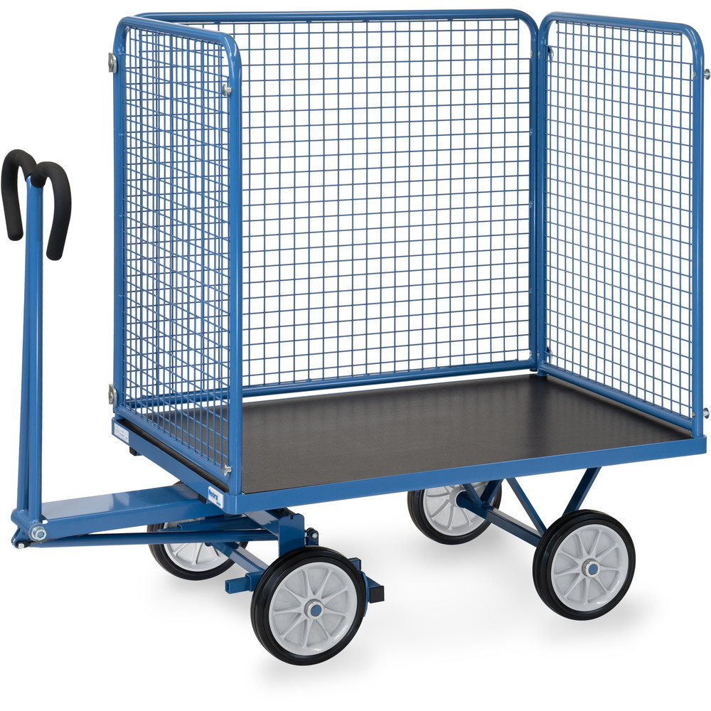fetra® Handtrekwagen met wanden van draadgaas 6443V