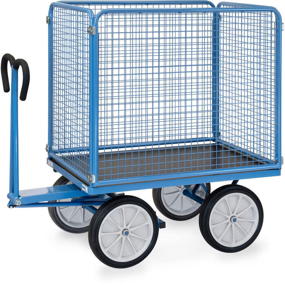 fetra® Handtrekwagen met wanden van draadgaas 6444V