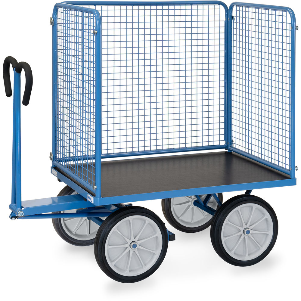 fetra® Handtrekwagen met wanden van draadgaas 6444V