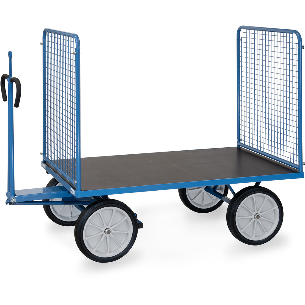 fetra® Handtrekwagen met draadgaas wanden en treekoog 6445VZ