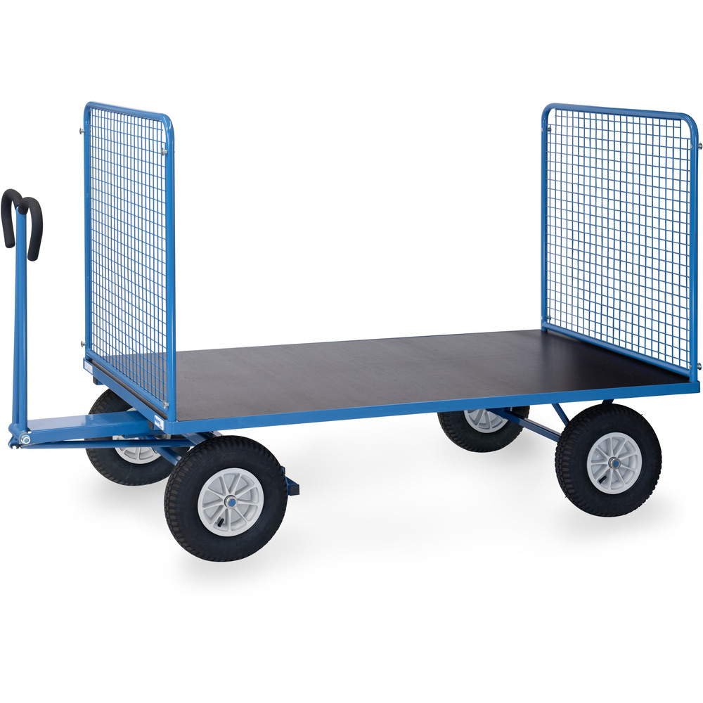 fetra® Handtrekwagen met wanden van draadgaas 6446L