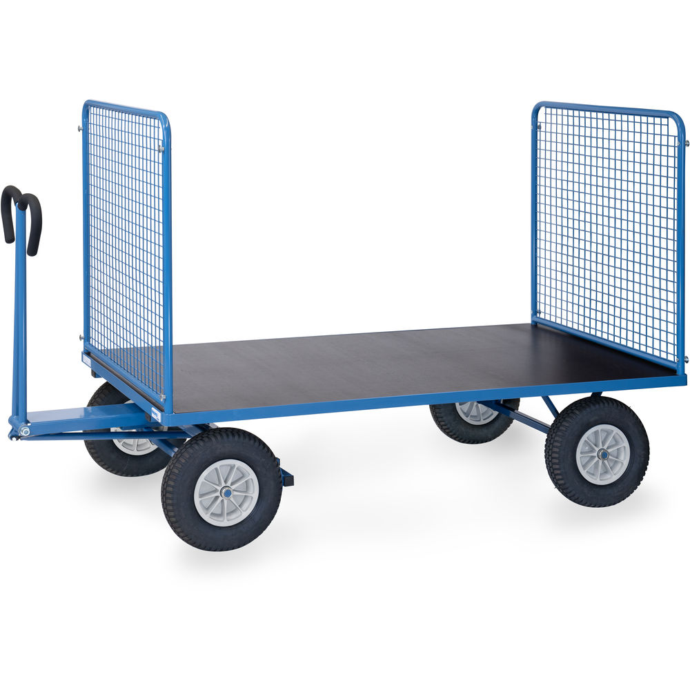 fetra® Handtrekwagen met wanden van draadgaas 6446P