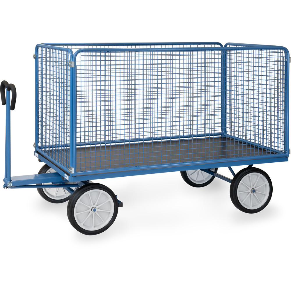 fetra® Handtrekwagen met wanden van draadgaas 6446V