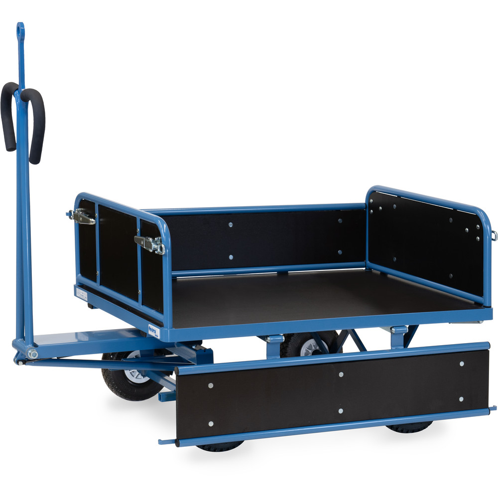 fetra® Handtrekwagen met wanden en treekoog 6453LZ