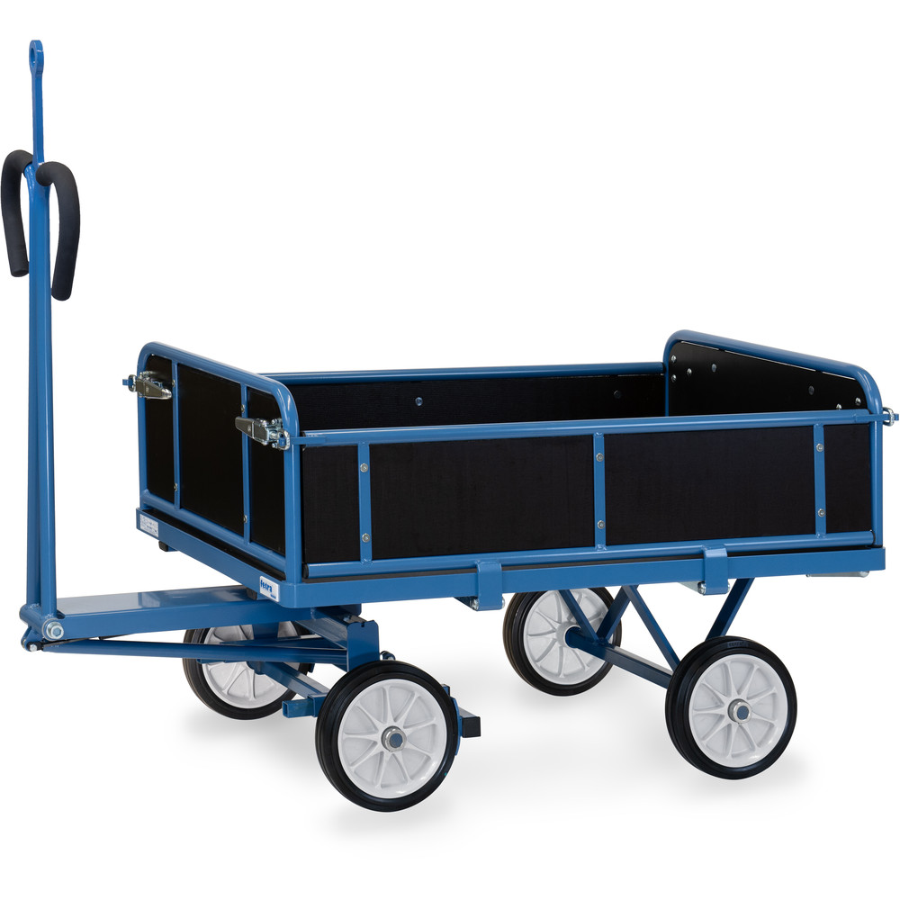 fetra® Handtrekwagen met wanden en treekoog 6453VZ