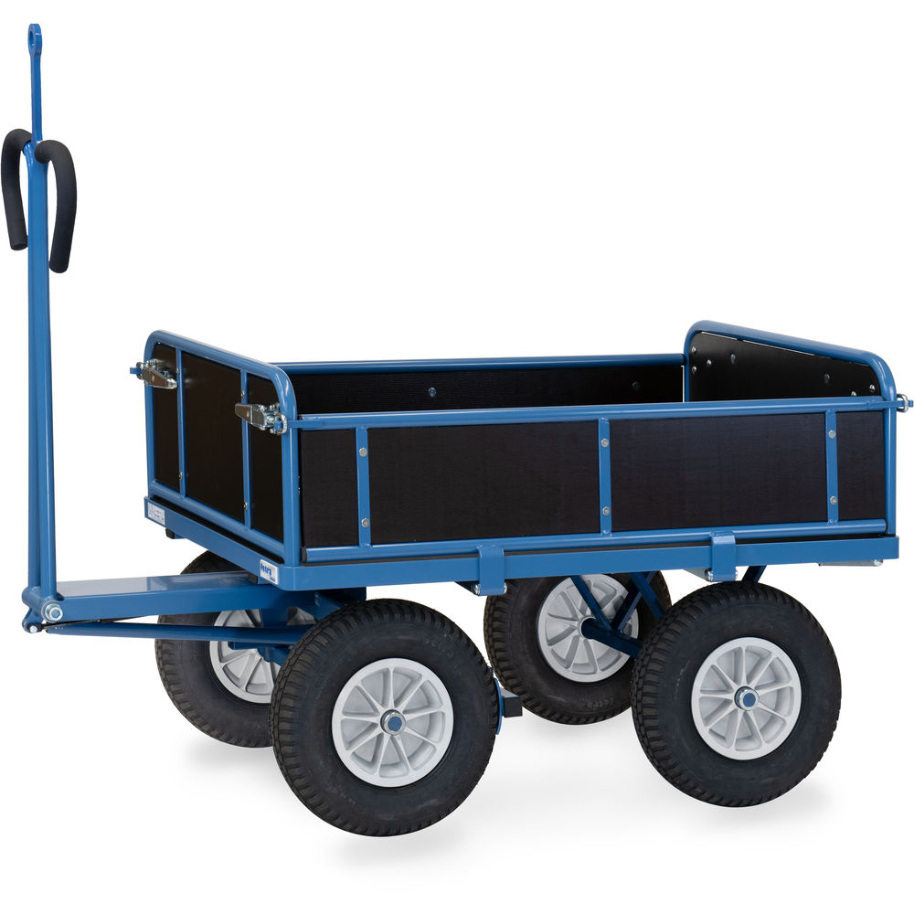 fetra® Handtrekwagen met wanden en treekoog 6454PZ