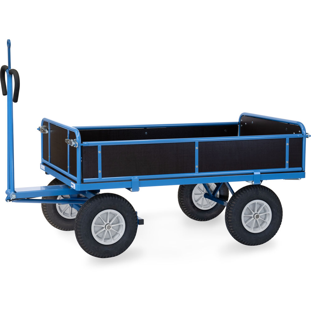 fetra® Handtrekwagen met wanden en treekoog 6455PZ