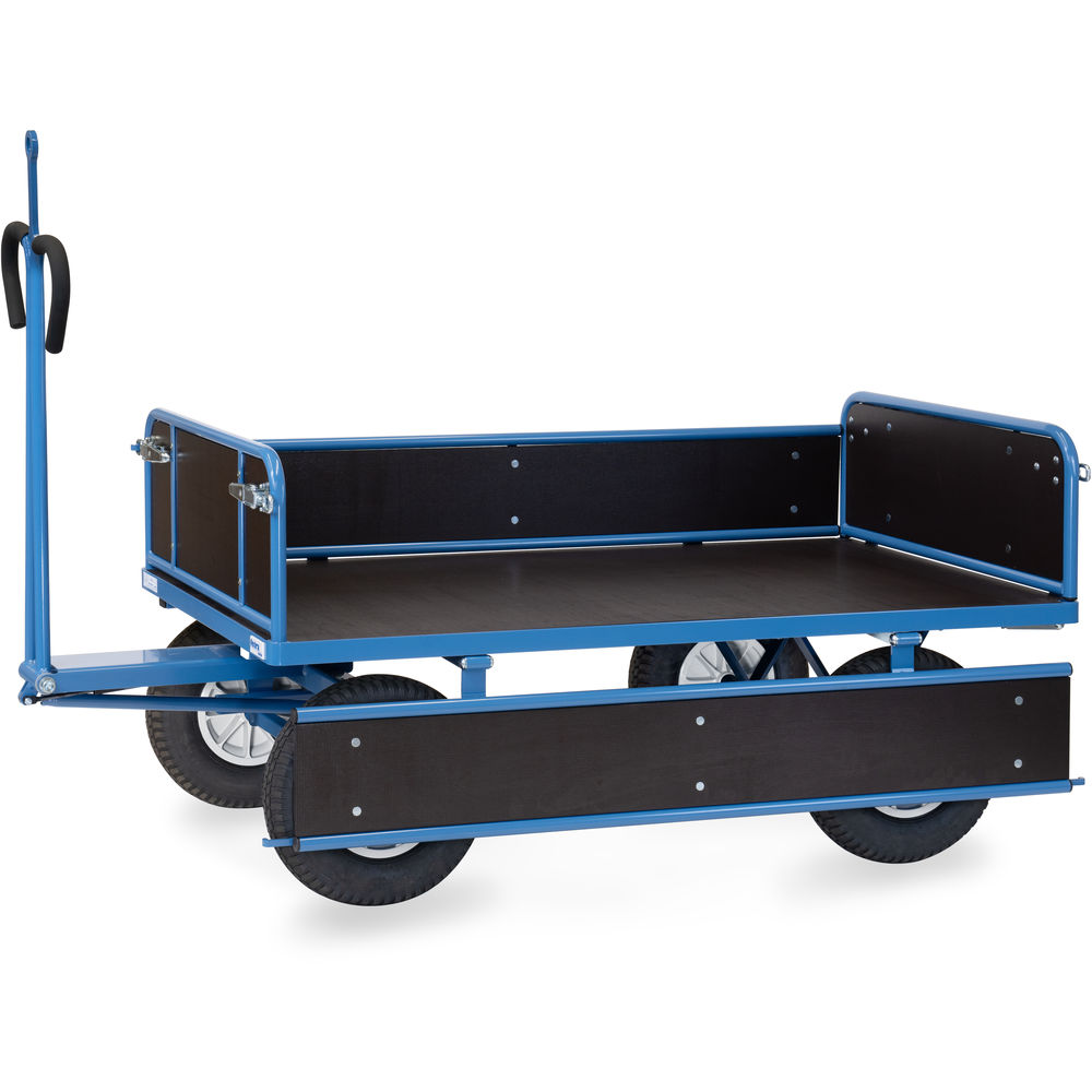 fetra® Handtrekwagen met wanden en treekoog 6455PZ