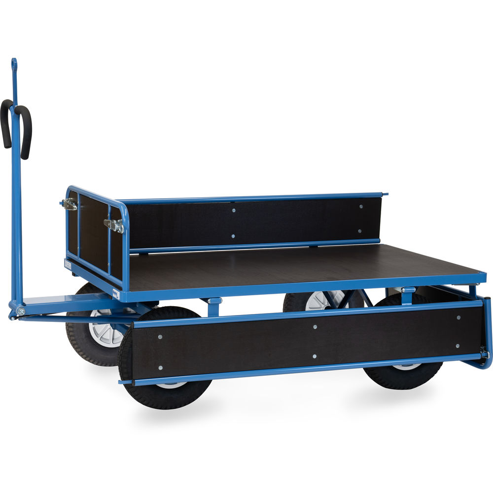 fetra® Handtrekwagen met wanden en treekoog 6455PZ