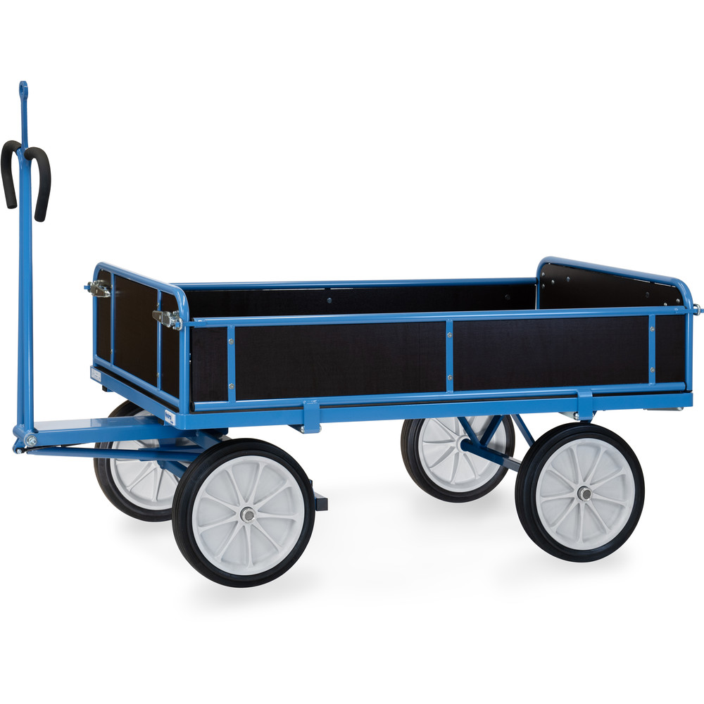fetra® Handtrekwagen met wanden en treekoog 6455VZ