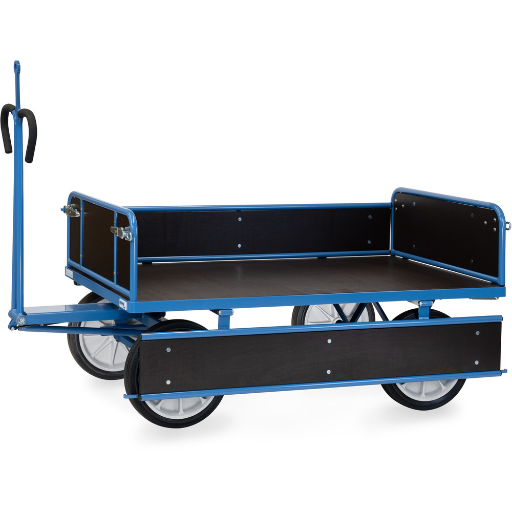 fetra® Handtrekwagen met wanden en treekoog 6455VZ