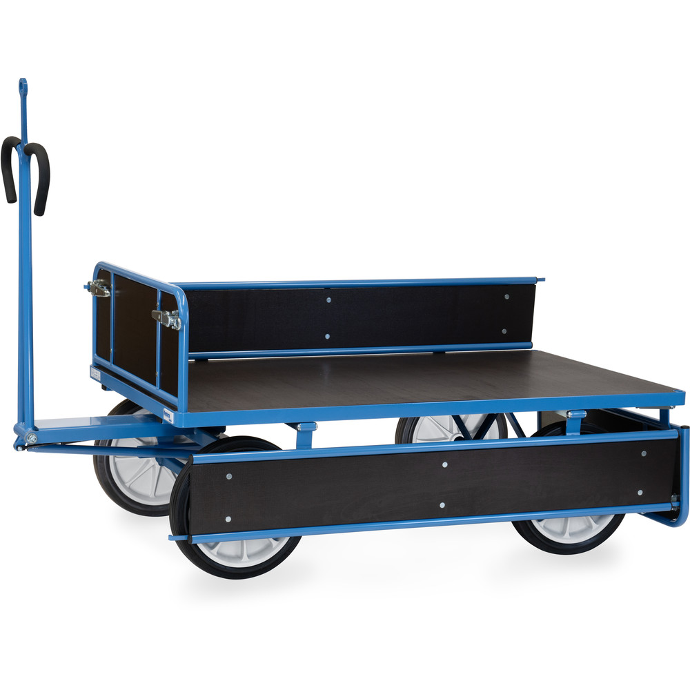 fetra® Handtrekwagen met wanden en treekoog 6455VZ