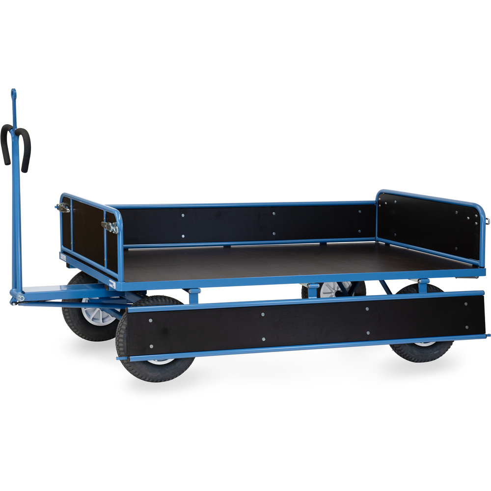 fetra® Handtrekwagen met wanden en treekoog 6456LZ
